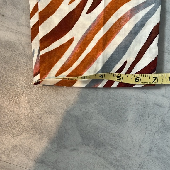 Ann Taylor   NWT   Wide leg pants  high waisted   Linen/Rayon  abstract   Size S - Picture 5 of 11